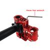 SENQI Легкий алюминиевый CNC вынос руля с коротким вылетом, регулируемый, для складных велосипедов, сплав, обработанный, руль, 25,4 мм (черный)
