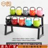 Zhongyue Pure Steel Competition Kettlebell Set with Rack