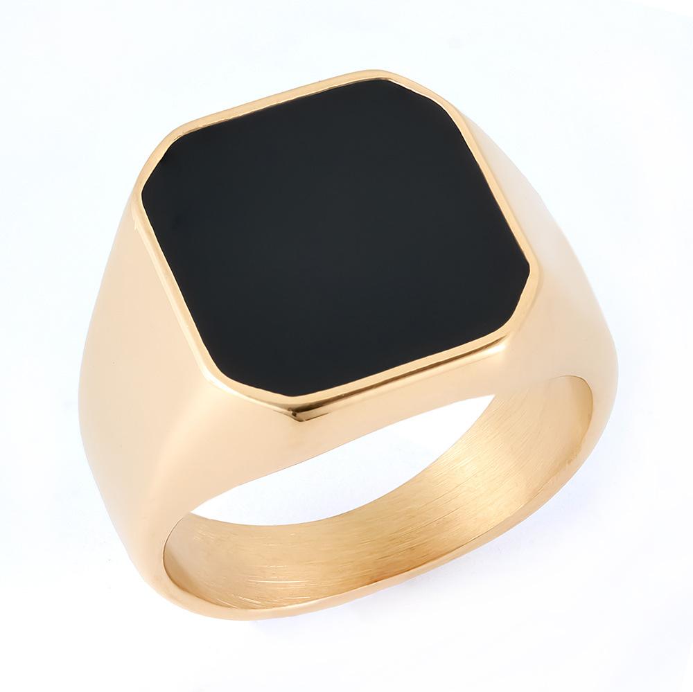 Персонализированное мужское модное мужское кольцо из эпоксидной смолы с раковиной абалона из нержавеющей стали, не тускнеющая бижутерия