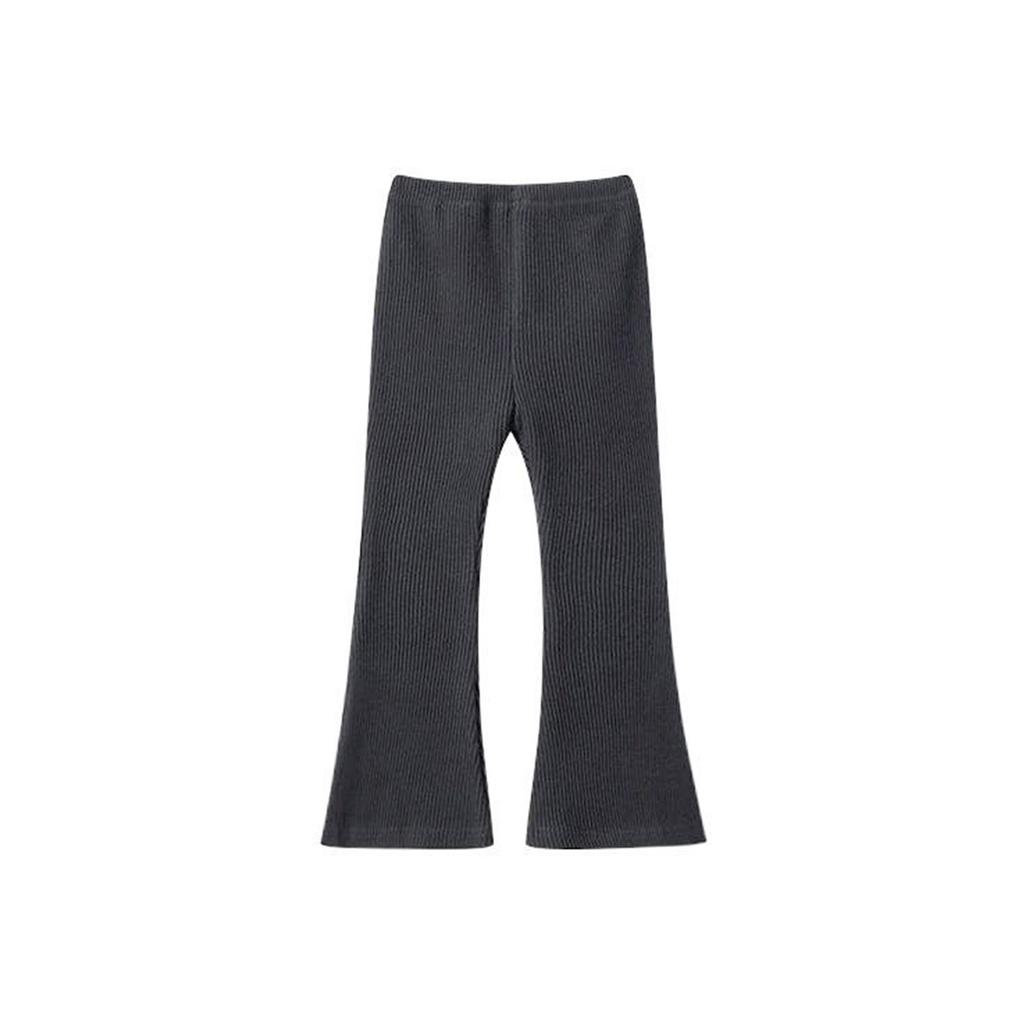 Леггинсы-клеш для девочек, хлопковые брюки-клеш для девочек, брюки-клеш с высокой талией, облегающие леггинсы для йоги для детей