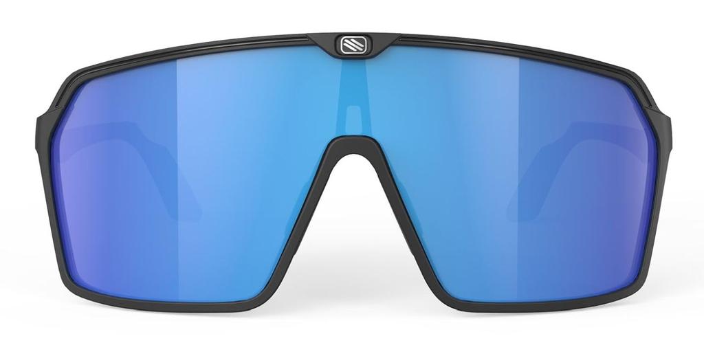 Rudy Project SPINSHIELD Sports Black Matte Blue Sunglasses, Frame, Multi-Laser Lens, SP723906-0002