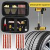 Новый комплект для ремонта автомобильных шин Инструменты для устранения проколов Аварийная ситуация при проколе шин для универсальных полосок для шин Набор инструментов для ремонта клея для перемешивания