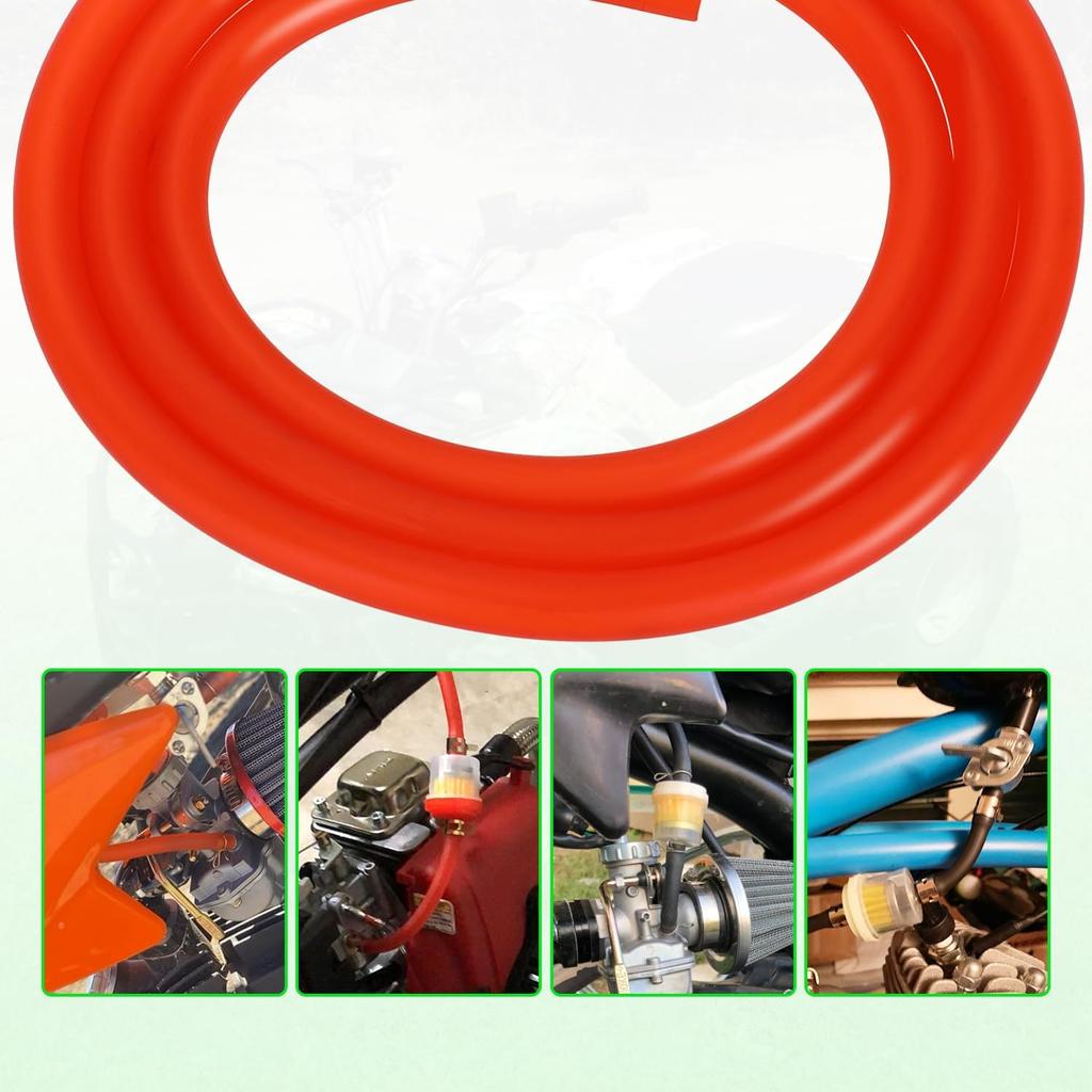 3.28FT 3/16 Inch ID Gas Fuel Line Compatible With 125Cc 110Cc Tao Tao Coolster Apollo GY6 CRF50 XR50 50Cc 90Cc Motorcycle Pit Dirt Bike ATV Go Kart