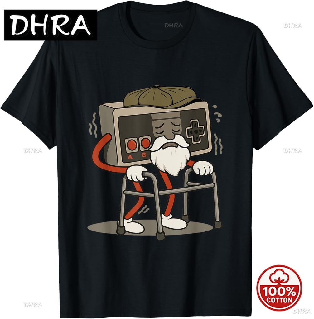80s 90s Video Game Retro Vintage Classic Arcade Loose Soft Tshirt Streetwear Unisex Clothing Vintage T Shirt Hombre Aesthetic
