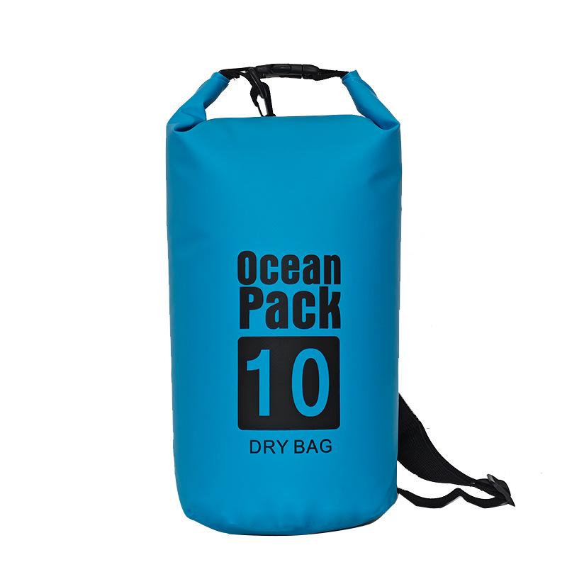 Large Capacity Waterproof PVC Backpack for Outdoor Diving, Mountaineering, and Beach Activities