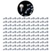 100 шт. силиконовых заглушек для серег, замен для чувствительной кожи, гипоаллергенные стопоры для серег, предотвращающие отвисание