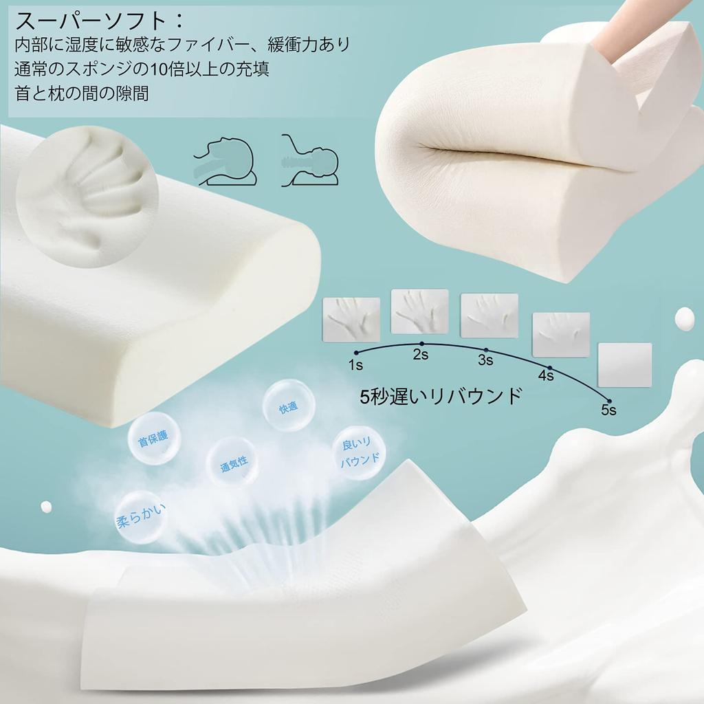 Подушка Fityou Sleeping Memory Foam Good Sleep, две высоты на выбор, удобный чехол, подходящий для детей и белая подушка, подушка, подушка,