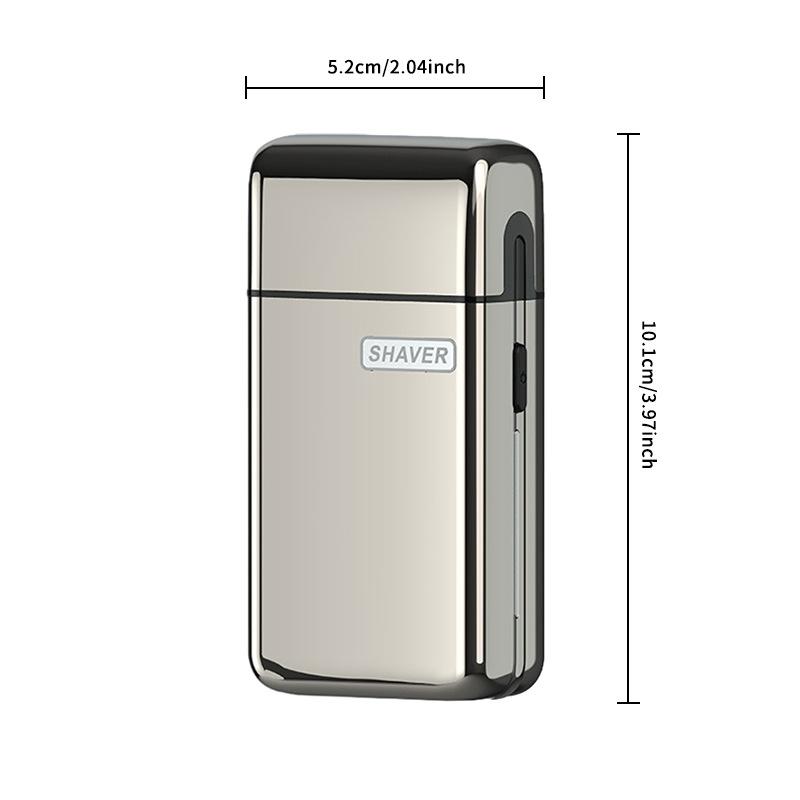 Электробритва MOTAWISH Mini с возвратно-поступательным движением и двумя лезвиями, аккумуляторная бритва Type-C, моющаяся для всего тела, портативная бритва