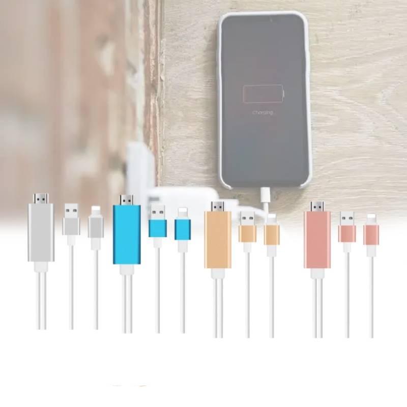 Кабель-адаптер HDMI Lightning для мобильного телефона, 18 м, медный проводник, линия передачи данных
