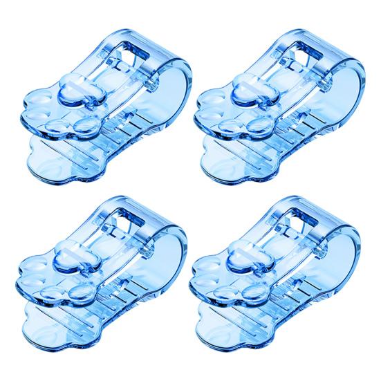 4Pcs Cute Cat Paw Quilt Holder Clip Needleless Seamless Fastener for Duvet Firmly Prevent Slip Universal Bed Sheet Clips Non-slip Blanket Corner