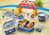 Skater Lunch Box Trio and Made In Plarail TACC2AG69401 Children's Set, Chopsticks, Spoon, Fork, Kids' Cutlery, Antibacterial, Easy-Open Slide-Open,