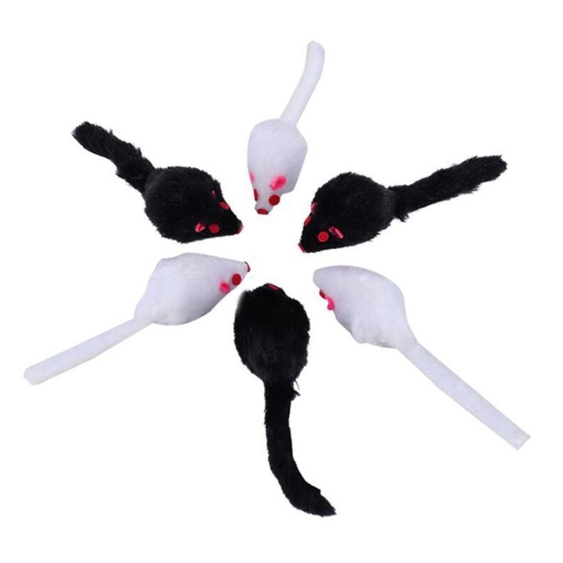Mice Cats Toys Rattle Mouse for Indoor Cats Kitten Squeak Interactive Rats Toys for Catch & for Play Training Bite-Re