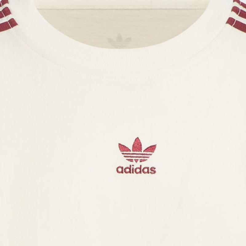 adidas Оригинальные детские футболки с круглым вырезом средней плотности KG6624
