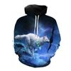 Мужская толстовка с капюшоном, весна-осень, 3D принт, животное, волк, крутая, Galaxy Moon, уличная одежда, пуловеры с длинными рукавами, повседневная пара