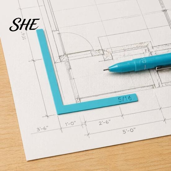 Journaling Layout Guides 1 Set Paper Crafting Alignment with Case, Color-Coded Tools Craft Room Organization Accessories Size Tabs, Precision Layering