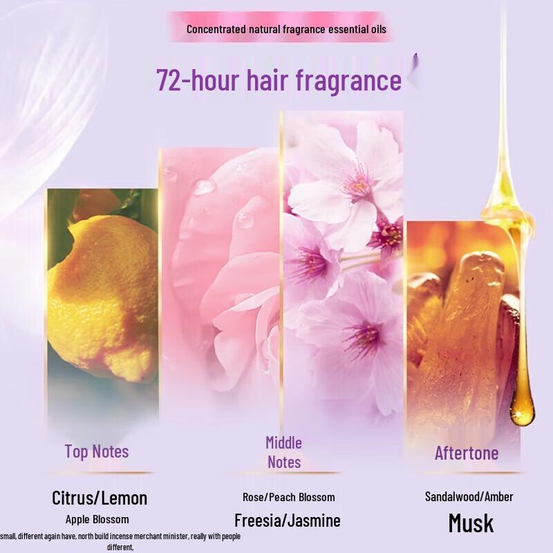 LUX Peach Blossom Fragrance Smoothing Shampoo 3-Pack