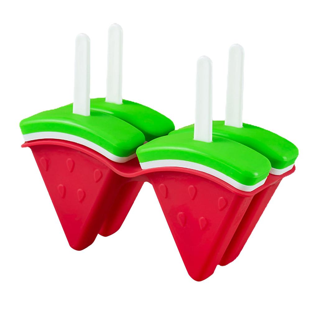 Силиконовая форма для арбуза с четырьмя отверстиями, форма для мороженого, форма для льда, форма для льда