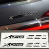 For BMW X5 X7 XDrive 50d 55d Tail Exterior Accessories Logo XDrive 50d 55d Badge ABS Chrome Black Rear Trunk Emblem Sticker