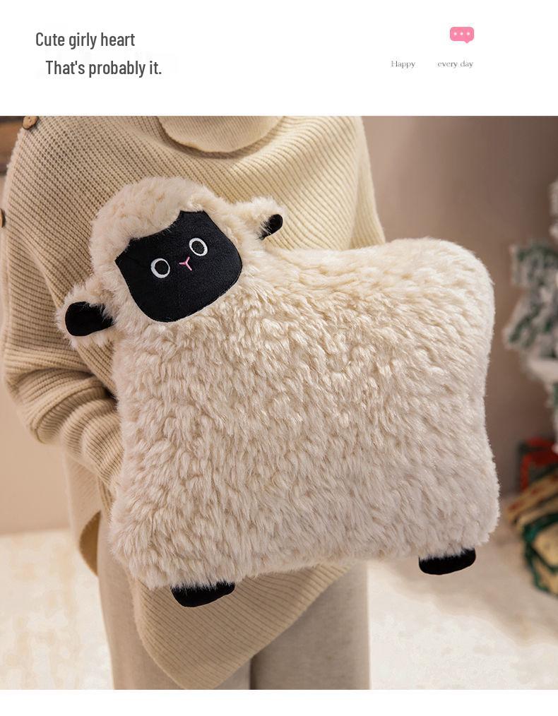 Милая подушка-овечка: Подушка для поясницы и для дневного сна в офисе на диван