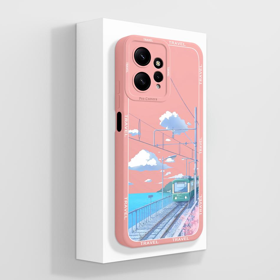 Чехол для телефона Redmi Note 12 Pro Plus Милый чехол с цветами-конфетками Для Xiaomi Redmi Note12 4G 5G Мягкий чехол для телефона из жидкого силикона