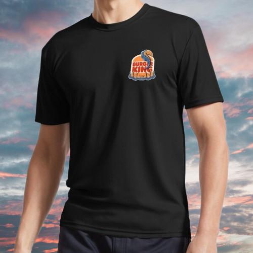New Shirt Burger king horror Active T-Shirt Funny Size S - 5XL