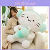 Toys Plush Cat Headset Milky Tea Cartoon Animals Fill Doll Xmas Gifts Garnish