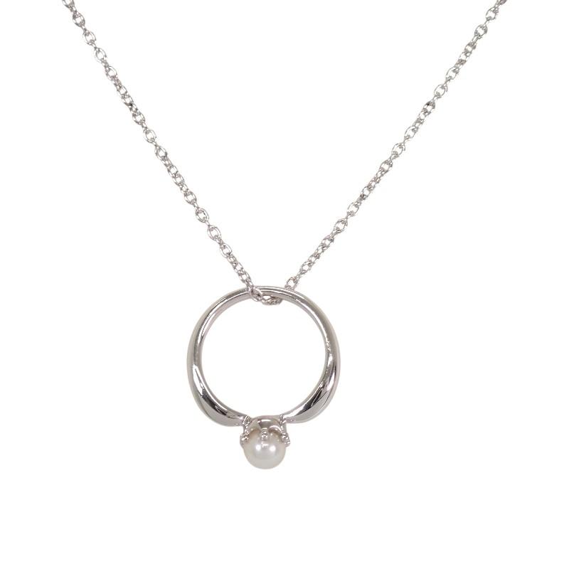 TASAKI Ожерелье K18 белое золото Женщины