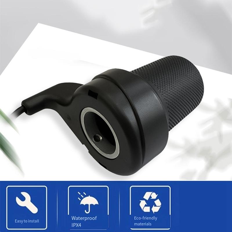 Electric Bike Throttle Grip Kit Half Handlebar Turn Accelerator Handlebar For Electric Scooter