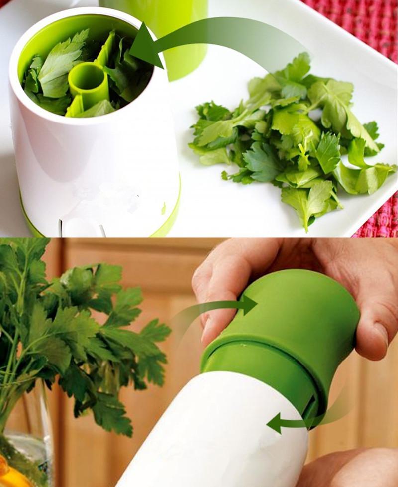 Manual Vegetable Grinder Stainless Steel Pepper Grinder Parsley Chopper Kitchen Utensils