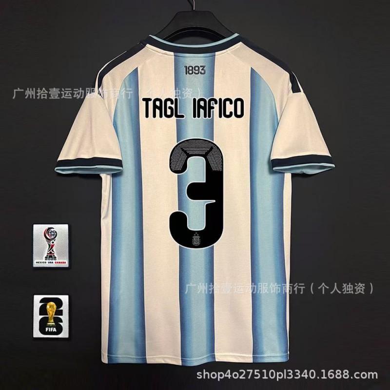 2026 Argentina Home Away Soccer Jersey Men Women Short Sleeve Football Shirt Messi 10 Alvarez 9