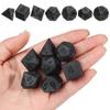Multifaceted Party Supplies Game Accessory Board Game Leisure Entertainment Toys Black Dice Set