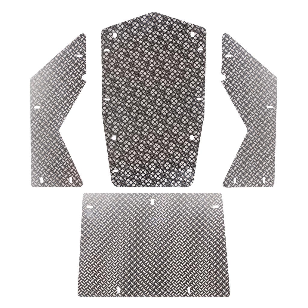 Compatible with Axial Wraith 90018 Aluminium Alloy Engine Hood Panel Roof Panel Side Panel Skid Plate RC Car Body