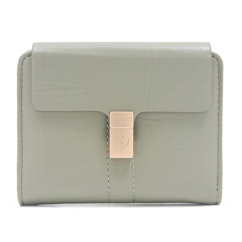 Кошелек женский из искусственной кожи, простой и универсальный, складной, на молнии, кошелек Niche Zero