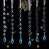 6pcs/set Acrylic Snowflake Ornament Sparkling Christmas Tree Hanging  Festival Favors