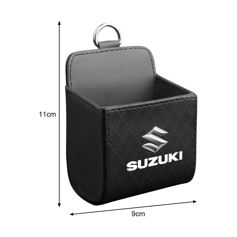 Сумка для хранения в салоне автомобиля, сумка для мусора на воздуховоде, подвесной органайзер-бокс для Suzuki Jimny Samurai S-Cross SX4 GW250 Swift XL-7 ALTO IGNIS, аксессуары