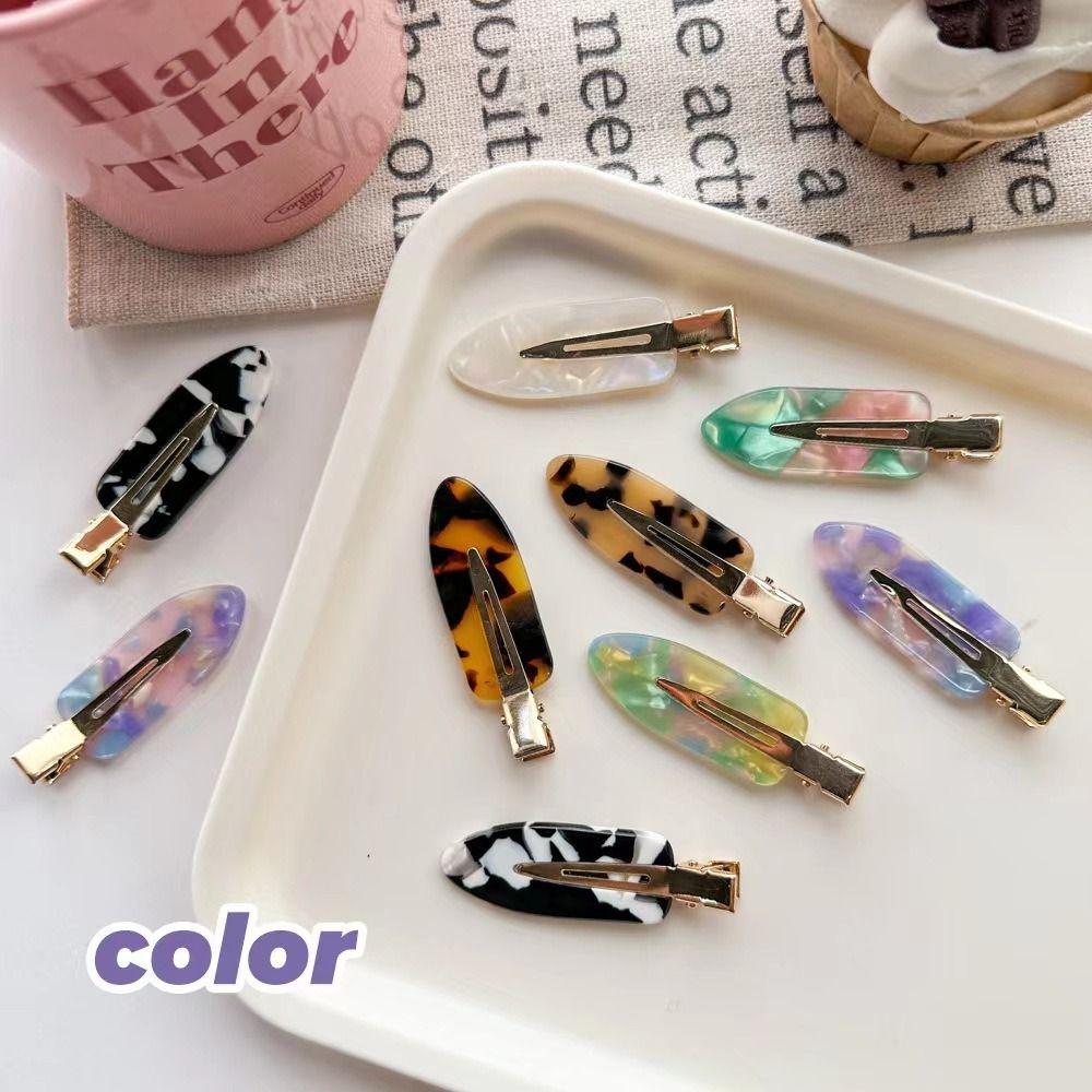 Acetate Seamless Hair Clip Headdress No Bend Barrettes New No Crease Hairpin Women