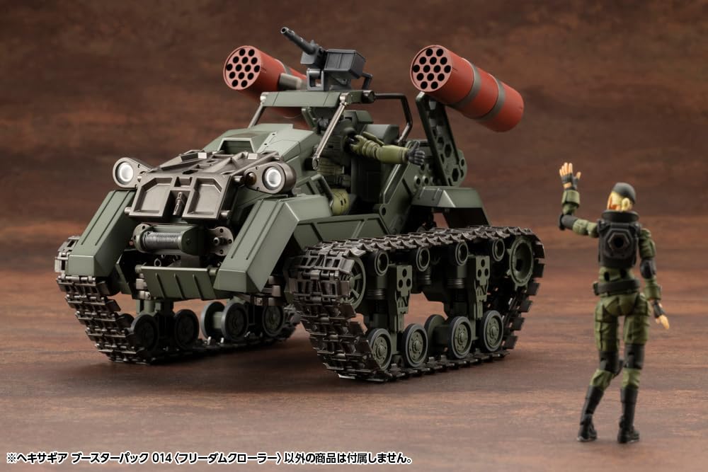 Kotobukiya Hexa Gear Booster Pack 014 "Freedom Crawler" 1/24 Scale Plastic Model, Approximately 140mm Long