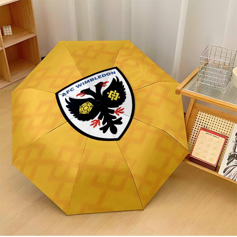 AFC Wimbledon Printed umbrella lightweight for travel camping and leisure a musthave for family holidays and birthday gifts