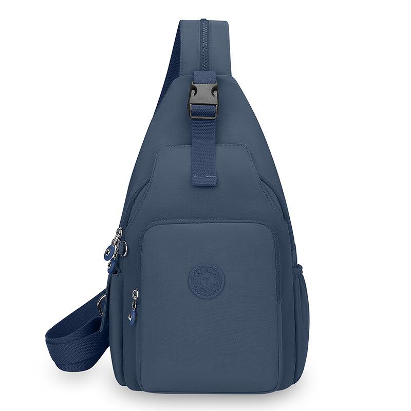 Женский рюкзак двойного назначения, нейлоновая сумка через плечо, большая вместимость, нагрудная сумка, дорожный рюкзак