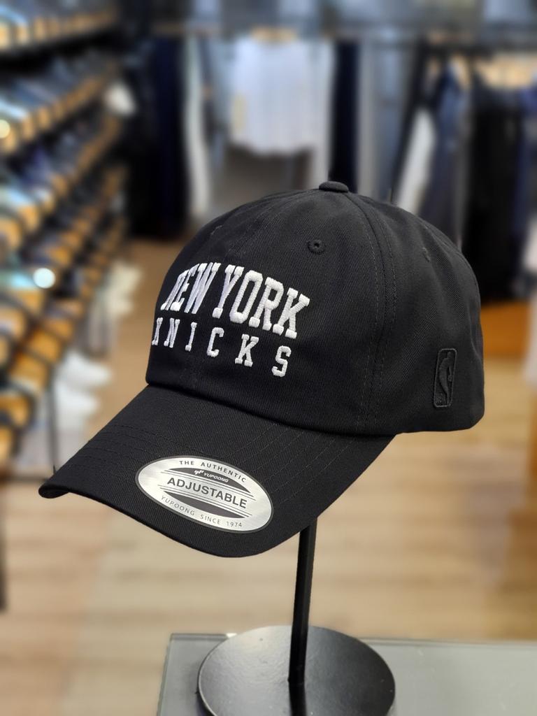 NBA Unisex New York Knicks Team Lettering Point Overfit Soft Ball Cap N245AP242P (19)