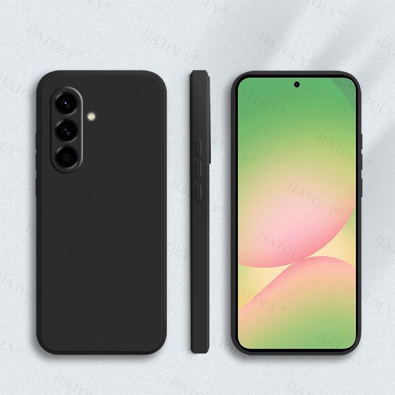 Чехол-накладка для Samsung Galaxy A56 Для Samsung Galaxy A56 5G Оригинальный жидкий силикон Конфетный цвет Задняя крышка Для чехла Samsung A56