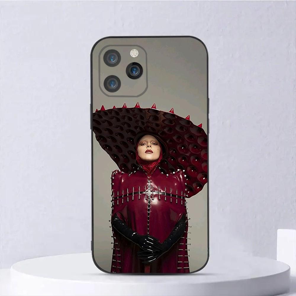 L-Lady G-Gaga Albums Phone Case For iPhone 16,15,14,13,12,11,Plus,Pro Max,XS,X,XR,SE,Mini,8,7 Soft Silicone Black Cover