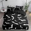 Flying Vampire Bats Duvet Cover Halloween Bedding Set 3D Prints Witchcraft Comforter Cover 2/3 Pcs