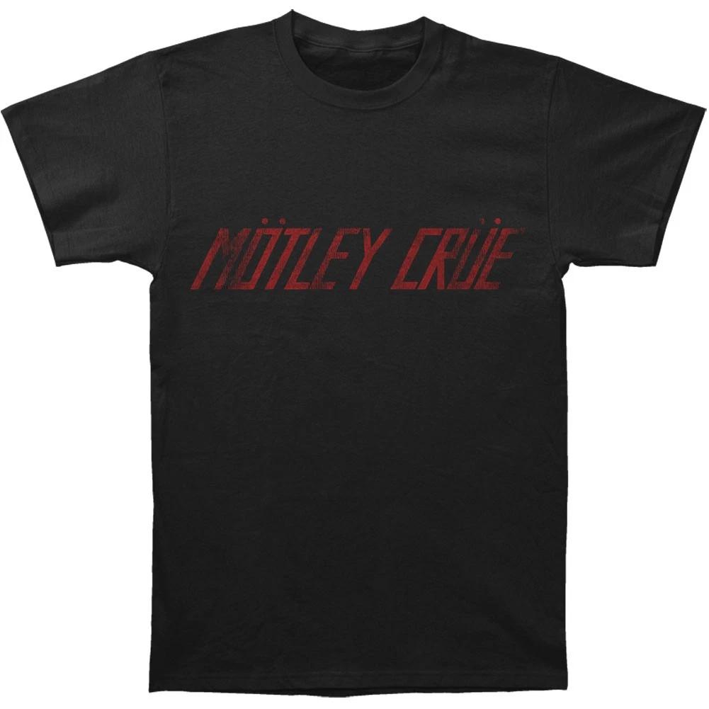 Men's Motley Crue Distressed Logo Slim Fit T-shirt Small Black