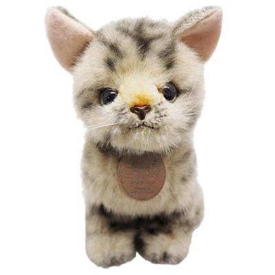 Саней Боэки Грациозная Кошка (Сделано в японии) Сидящая плюшевая игрушка Американская короткошерстная коричневая, Общая длина 20,5 см I-6852