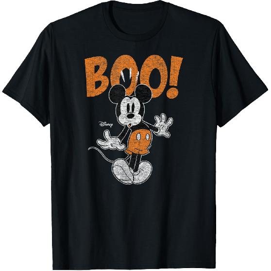Disney - Mickey Scared Boo! T-Shirt