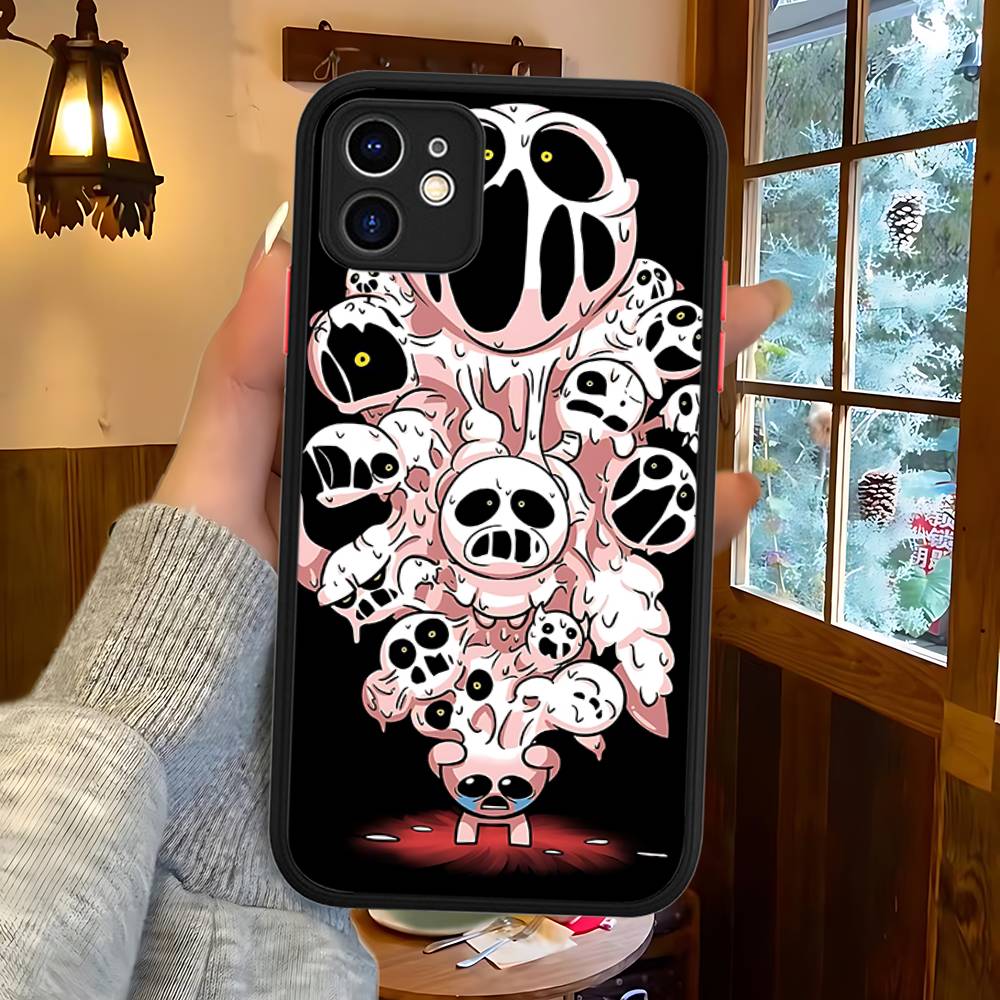 Чехол Защитный Матовый Для IPhone 16 15 14 13 12 11 Pro Max X XS MAX Игра The Binding Of I-Isaac