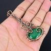 Изумрудная подвеска, Подвеска из медной проволоки 999 пробы, Ювелирные изделия с драгоценными камнями, Подвеска ручной работы, Потрясающие украшения, Подарок для нее