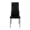Dining Chairs 2 pcs Black Faux Leather