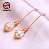 Drop Earrings For Women Fashion Pearl Earrings Jewerly For Wedding Bride Party Flower Earrings Gifts